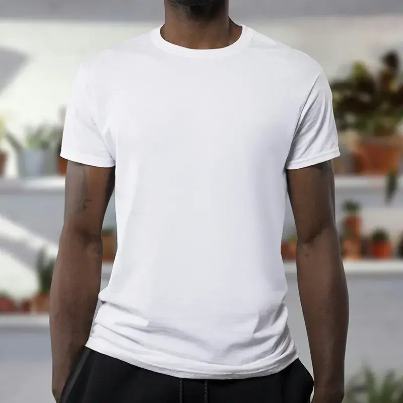 Man wearing white shirt
